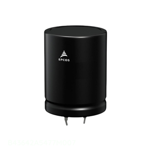 Condensateur à montage traversant en aluminium 470 µF 20 % 450 V SNAP TH B43642A5477M007 – Distributeur agréé - Product Image 1