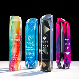 Trofeo de cristal creativo de nuevo estilo al por mayor, Premio de la reunión anual de la empresa, recuerdo, trofeo de cristal personalizado - Product Image 1