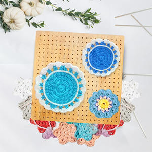 Kits de Crochet, Tabla de Bloqueo de 11 Pulgadas para Crochet, Tabla de Bloqueo para Principiantes - Ideal para Bloquear Cuadrados de Abuela - Product Image 6