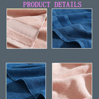 Wholesale Custom logo 100% Cotton Bath Towel Super Dry Cheap Water Absorption Hotel Towel Set Hair Salon Nail
