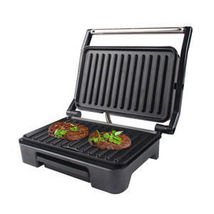 2 pedazo parrilla <span class=keywords><strong>panini</strong></span> hogar eléctrico sándwich prensa parrilla <span class=keywords><strong>panini</strong></span> con acero inoxidable de la cubierta superior - Product Image 4