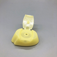 Tapa de plástico para botella cosmética de 30 mm con cuello interno, tapa abatible para gel de ducha, tapa para líquido de baño