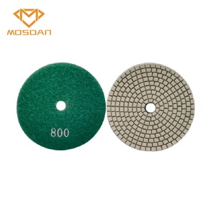 Discos de Pulido de Diamante de 125 mm, Color Beige, para Pulir Mármol, Hormigón y Piedra Caliza - Product Image 4