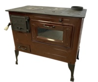 Grands poêles à bois en fonte avec four pour la cuisson