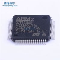 MCU 32-Peu STM32F ARM Cortex M4 RISC 256KB Flash 1.8V/2.5V/3.3V 64-Broches LQFP Plateau-Plateaux STM32F401RCT6
