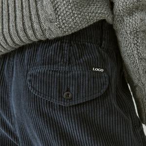 Pantalones de pana casuales personalizados Slvow para hombre, talla grande, estilo urbano, holgados - Product Image 3