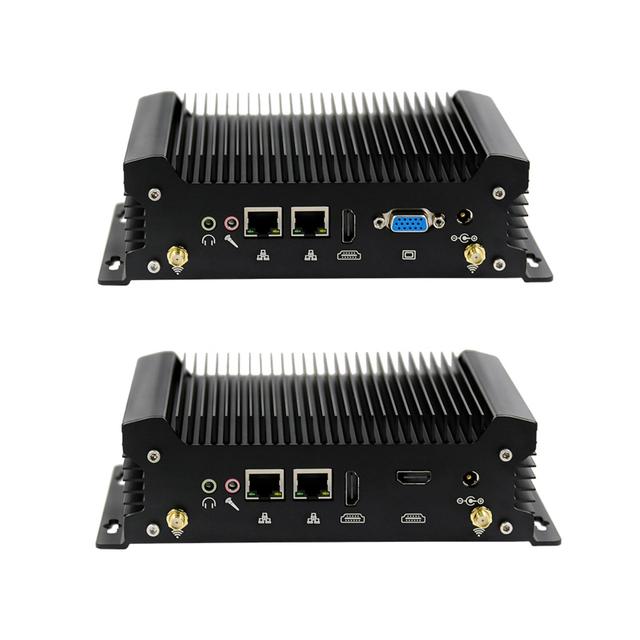 10th Industrial Mini PC 10110U 10210U 10510U Fanless Pc Support 4/6/7/8/10th Core I3 I5 I7 1*HD and 1*VGA/HD Industrial Computer