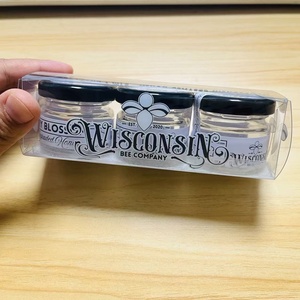 Bán Buôn Tùy Chỉnh Nhãn 25G 1Oz Nhỏ Mini Xách Tay Giá Rẻ Rỗng Vòng Thủy Tinh Mật Ong Mứt Lọ <span class=keywords><strong>Container</strong></span> Với Kim Loại Có Nắp Đậy Cho Du Lịch - Product Image 5