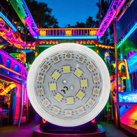 60Mm Caméléon Amusement Ride Ampoule Cabochon Étanche Rgb E14 Fairground Light