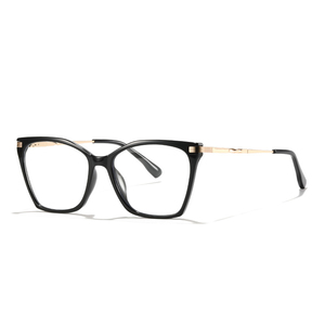 <span class=keywords><strong>27003</strong></span>, venta al por mayor, gafas cuadradas Unisex de gran tamaño, Marco óptico TR +, marco de gafas de Metal, gafas de ordenador antiluz azul de fábrica - Product Image 5