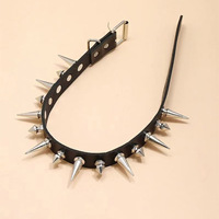 Nouveau collier ras du cou en chaîne de bambou en alliage de diamant sportif, tendance gothique transfrontalière, accessoires érotiques, cadeau unisexe