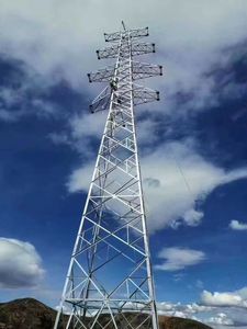 Torre de acero galvanizado de <span class=keywords><strong>alta</strong></span> tensión 400kv Línea de Transmisión Eléctrica - Product Image 4