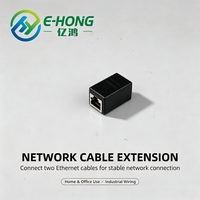 Coupleur RJ45 CAT6 en ligne femelle-femelle, connecteur d'extension de câble Ethernet Gigabit LAN, Plug and Play