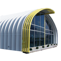 Maison en acier Kits de cabane Quonset et bâtiment en arc Quonset Toit en métal Joint à vis Toit en métal Écrou et boulon de bâtiment Panneau Hut
