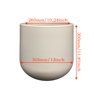 Macetas decorativas de plástico de forma redonda grande al por mayor para uso en jardín exterior uso de suelo grueso para centros comerciales bonsái - Product Image 4