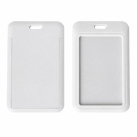 Porte-carte d'identité en ABS motif dessin animé, porte-badge étudiant 70x110mm 100x80mm, étui pour cartes avec fenêtre en PET, fournitures scolaires