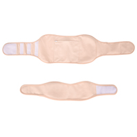 Ceinture de compression personnalisée en polyester et nylon avec emballage d'huile de ricin et fermeture éclair, avec logo