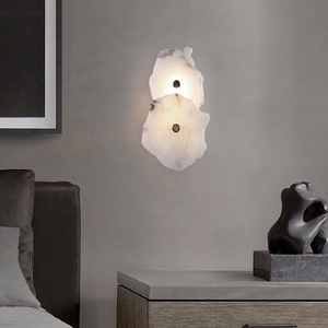 <span class=keywords><strong>D</strong></span>écoration <span class=keywords><strong>d</strong></span>'hôtel de style moderne éclairage mural à DEL <span class=keywords><strong>chambre</strong></span> à coucher couloir chevet intérieur maison haut vers le bas salon applique murale à DEL en marbre - Product Image 2