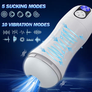Soffio automatico lavoro profondo succhiare la tazza di masturbazione vaginale maschio masturbatori figa orale giocattoli del sesso per gli uomini adulti altro massaggiatore 18 + - Product Image 2