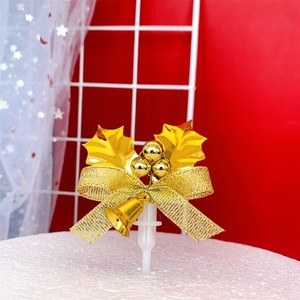 Decoraciones acrílicas 3D para pasteles navideños con diseño de miel y dulzura, corona, estrella y campana, para decorar pasteles. - Product Image 3
