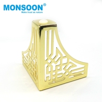 Pieds de meubles triangulaires en métal MONSOON, design industriel, support en métal robuste, pieds de table, pieds de canapé pour la décoration de la maison et du bureau