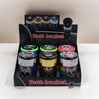 WAWA Vente en gros Meilleure vente Cendrier de voiture rond 80mm moderne portable en ABS de haute qualité avec lumière LED et bac à mégots pour magasin de tabac