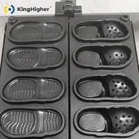 Machine à gaufres en forme de chaussures à haute productivité, grande capacité, antiadhésive, équipement de fabrication de collations