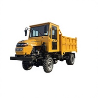 Camion benne diesel 4x4 économique à quatre cylindres, 58 CV/78 CV, haute puissance, pour la construction et l'agriculture tout-terrain