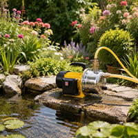 Pompe à eau de jardin avec interrupteur manuel pour rehaussement de pression du robinet domestique, transfert d'eau de puits, système d'irrigation par aspersion pour serre