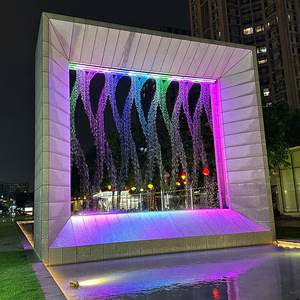 Đài phun nước kỹ thuật số dòng nước phong cách với tính năng nước nhân tạo theo phong cách thác nước - Product Image 1