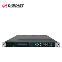 DIGICAST DVB HLS RTMP HTTP para Cabeza de Red Digital de TV/Satélite Encriptada, Tarjeta SIM, Convertidor DVB S2 HD IRD RF a IP con ASI I/O