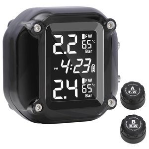 Hệ Thống Giám Sát Áp Suất Lốp Thời Gian Thực Không Dây Kỹ Thuật Số 2 Bánh Xe Xe Máy Xe Đạp Cảm Biến Bên Ngoài/Bên Trong Xe Máy <span class=keywords><strong>TPMS</strong></span> - Product Image 4