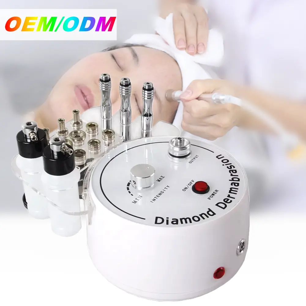 Schönheits instrument 2 in 1 Gesichts reinigung Peeling Derma brasion Maschine starke Diamant Mikro derma brasion Gerät