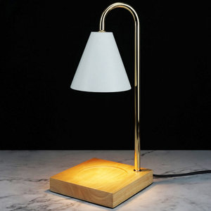 Thanh lịch sắt bóng đèn <span class=keywords><strong>halogen</strong></span> Plug-in hiện đại ấm áp phòng ngủ màu trắng nến ấm hơn đèn kích thước trung bình - Product Image 3