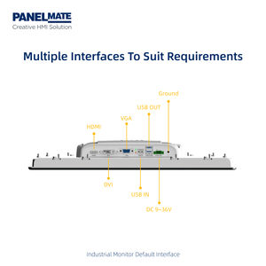 औद्योगिक के लिए एंबेडेड IP65 वॉटरप्रूफ औद्योगिक टच डिस्प्ले 17 इंच कस्टम यूएसबी कैपेसिटिव टच स्क्रीन एलसीडी मॉनिटर - Product Image 4