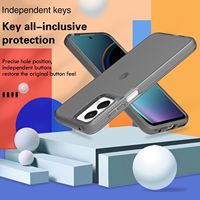 Étui de téléphone portable translucide mat givré résistant aux chocs et doux pour la peau pour MOTO G 5G 2024
