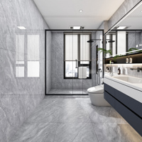 Carreaux de porcelaine pleine masse aspect marbre gris 600X1200mm antidérapant pour salon et centre commercial