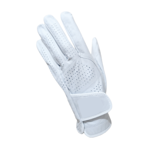 Guante de golf SCS073 de cuero genuino Cabretta en colores personalizados, transpirable y con opciones de logotipo personalizables para mujeres y hombres. - Product Image 4
