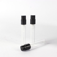 Botol Parfum Kaca Silinder Premium 2ml 2.5ml Eksklusif, Botol Parfum Kosong dengan Tutup Sekrup untuk Sampel Tester, Kotak Botol Parfum, Krim Perawatan Kulit