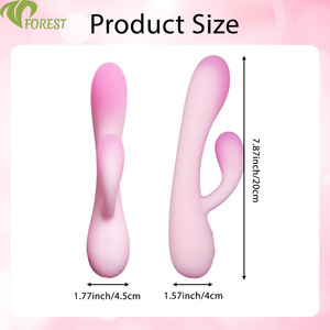 Doppelschichtiger Silikon-Gel-Stimulator, G-Punkt-<span class=keywords><strong>Mini</strong></span>-Vibrator-Massagegerät, Klitoris-Stimulator, weibliches Masturbationsspielzeug - Product Image 6