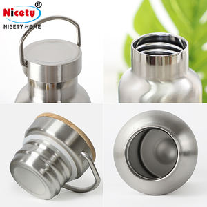 不锈钢运动水瓶绝缘食品级跑步者徒步旅行者野餐野营水瓶 - Product Image 4