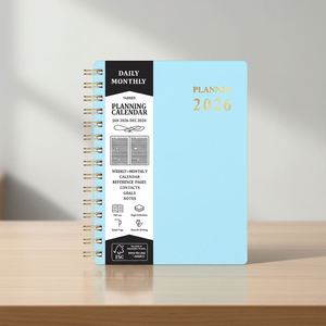 Nuevo Planificador Financiero Mensual 2026, Cuaderno Espiral con Cubierta de PVC, Organizador de Presupuesto y Control de Gastos, Regalo - Product Image 3