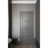 Porte intérieure en bois massif plaqué laqué, fabrication Prima Factory Source, vente en gros, livraison rapide, pour villa.