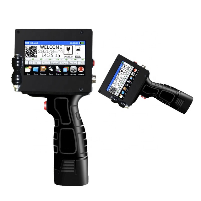 12.7mm Thermal Handheld Inkjet Printer Color Logo Printing Machine