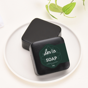 Xà phòng than tre thủ công tinh chế, kích thước thường, làm đẹp, chăm sóc cá nhân, làm trắng da, kiểm soát dầu, sát khuẩn - Product Image 6