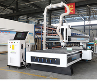 Machine de découpe CNC pour bois 2D 3D en Chine, ATC 5x10 1325 4*8 pieds, pour la fabrication de guitares, de portes et de meubles en bois
