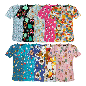 2024 Giá Rẻ Giá Thoáng Khí Tinh Khiết Bông In Tẩy Tế Bào Chết Giáng Sinh Tuyết Người Đàn Ông Tùy Chỉnh Điều Dưỡng Bộ Đồng Phục - Product Image 4