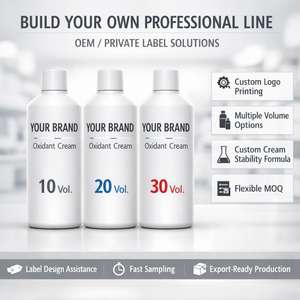 Crème oxydante pour coloration capillaire en marque privée, fabricant OEM, crème professionnelle pour salon, 10 20 30 40 Vol - Product Image 3