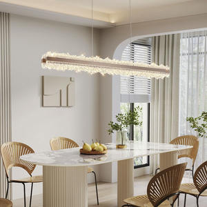 温馨浪漫玫瑰金卧室客厅吊灯个性化亚克力餐厅酒吧吊灯 - Product Image 6