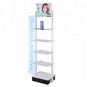 Oferta Especial: Estantería Giratoria Flotante de Doble Cara con Ruedas para Exhibición de Productos en Baños, Supermercados, Cocinas y Farmacias - Product Image 6